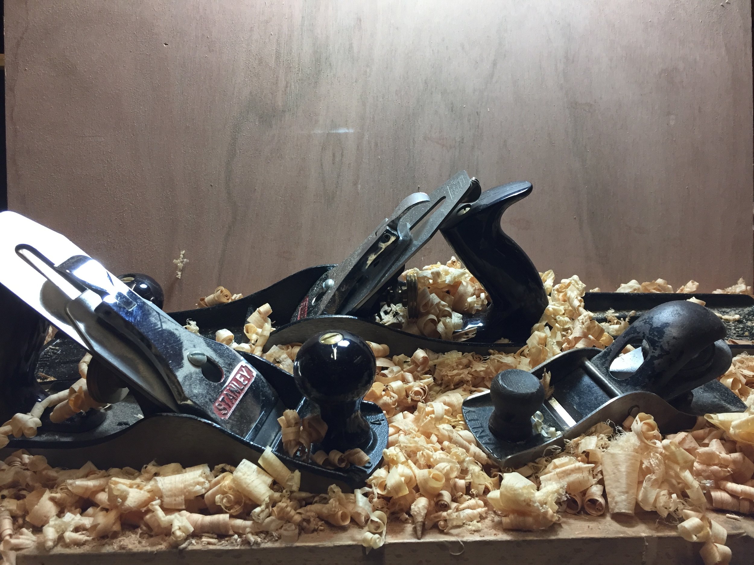 Collection of Stanley hand planes