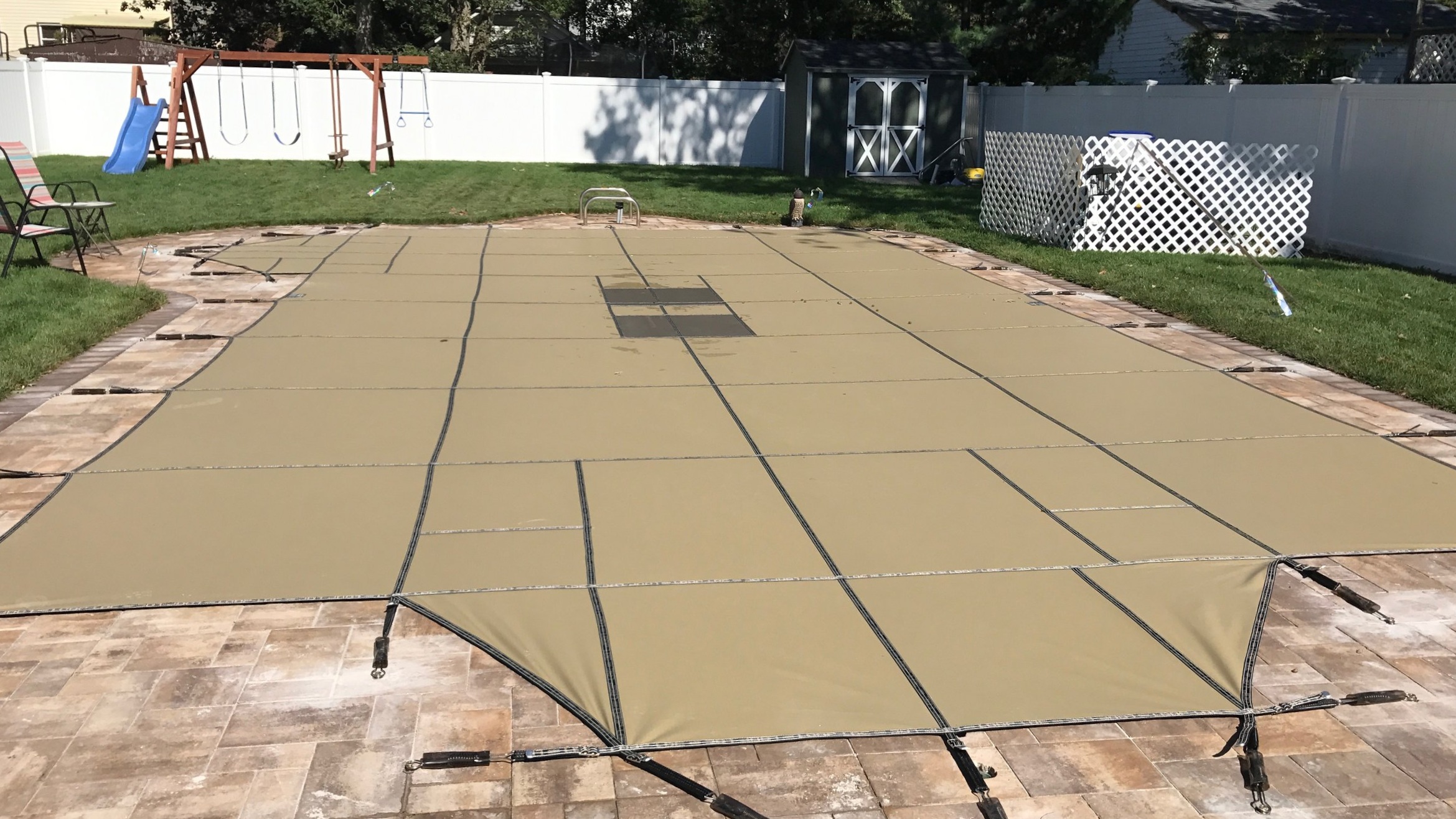 Tan Ultra Loc Solid with Drain Panels