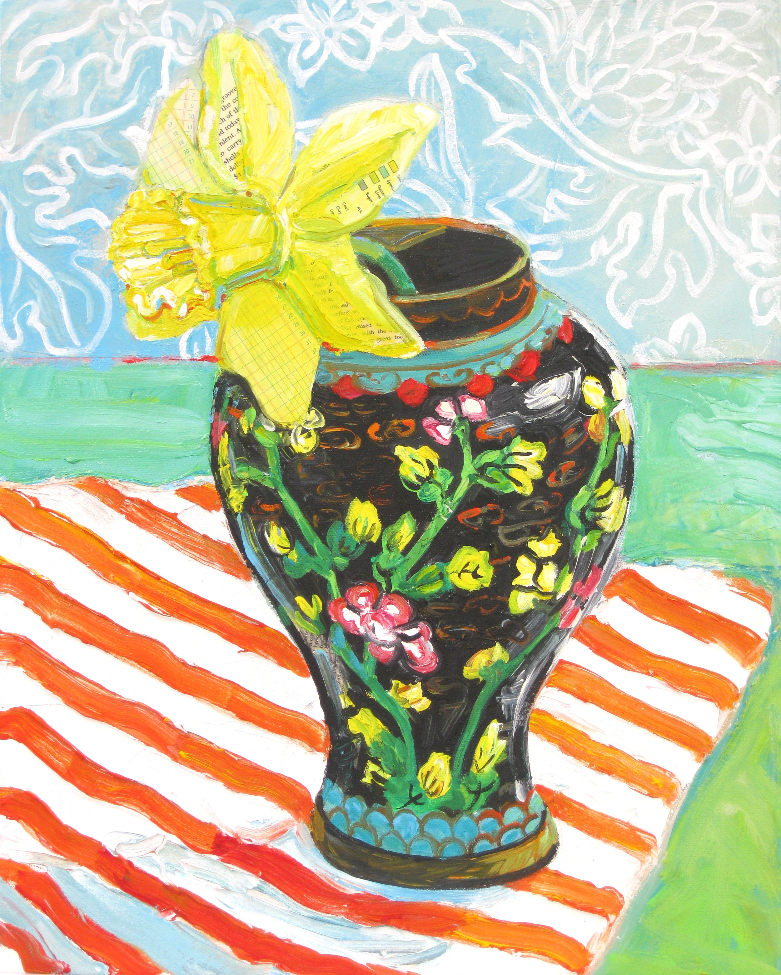 Daffodil in a Ginger Jar