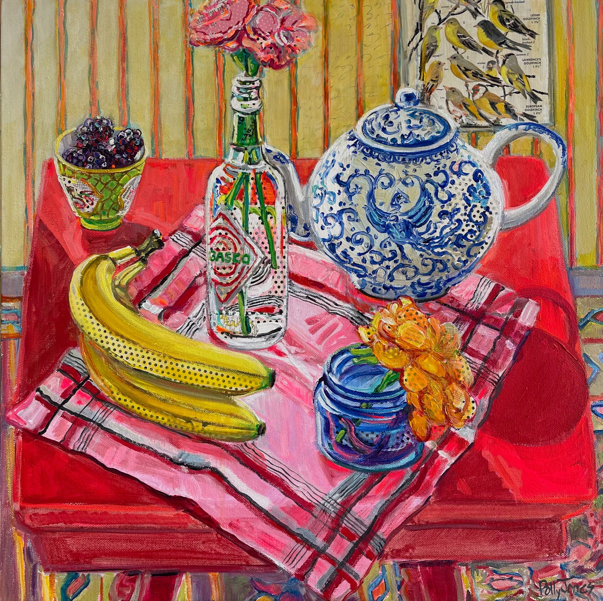 Still Life on a Red Table