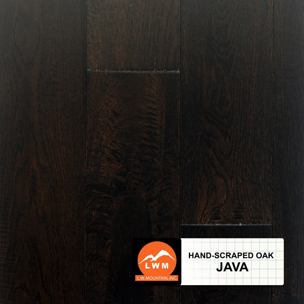 Hand Sed Oak Java Lwshjava L W, Java Hardwood Floors