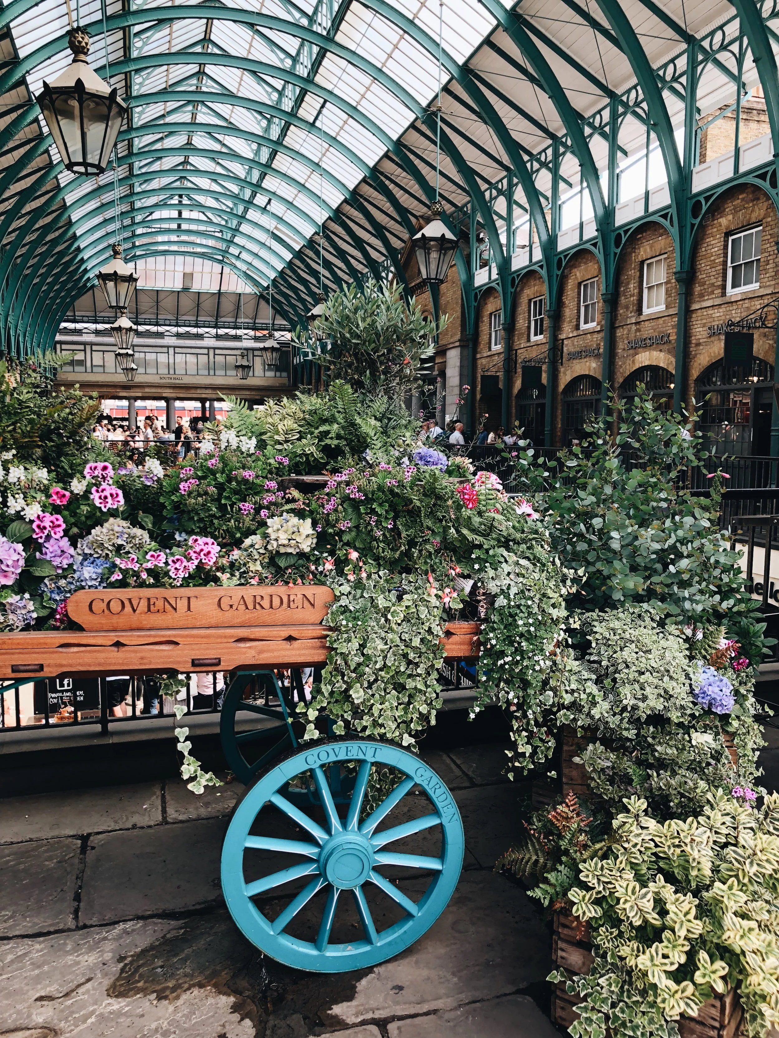 Beautiful flowers at Covent Garden