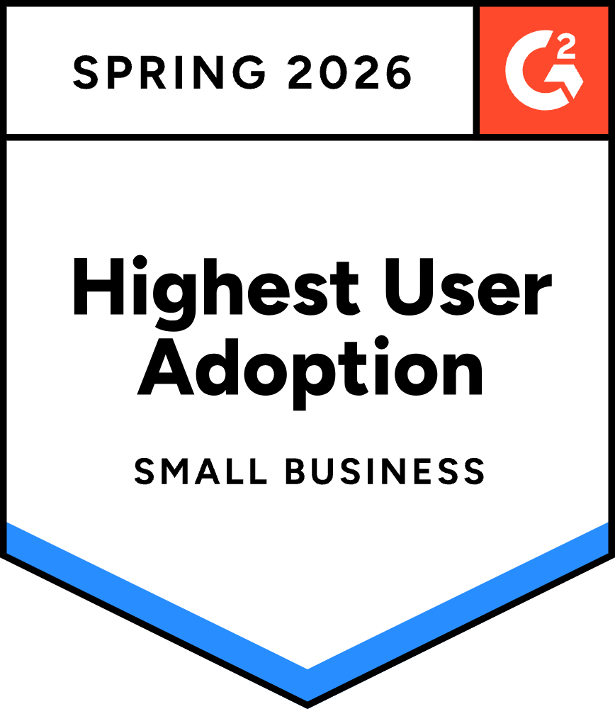 G2 Highest User Adoption Small Business