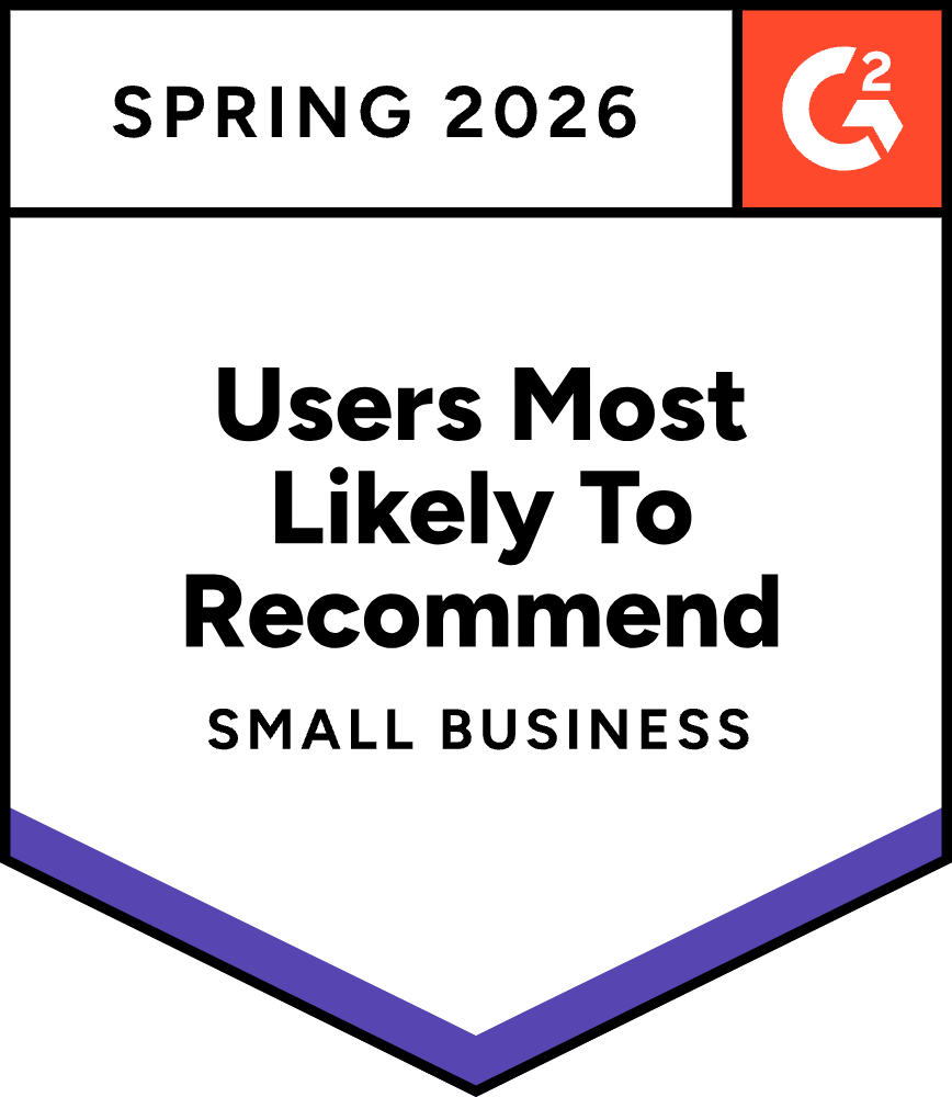 G2 Users Most Likely to Recommend Small Business