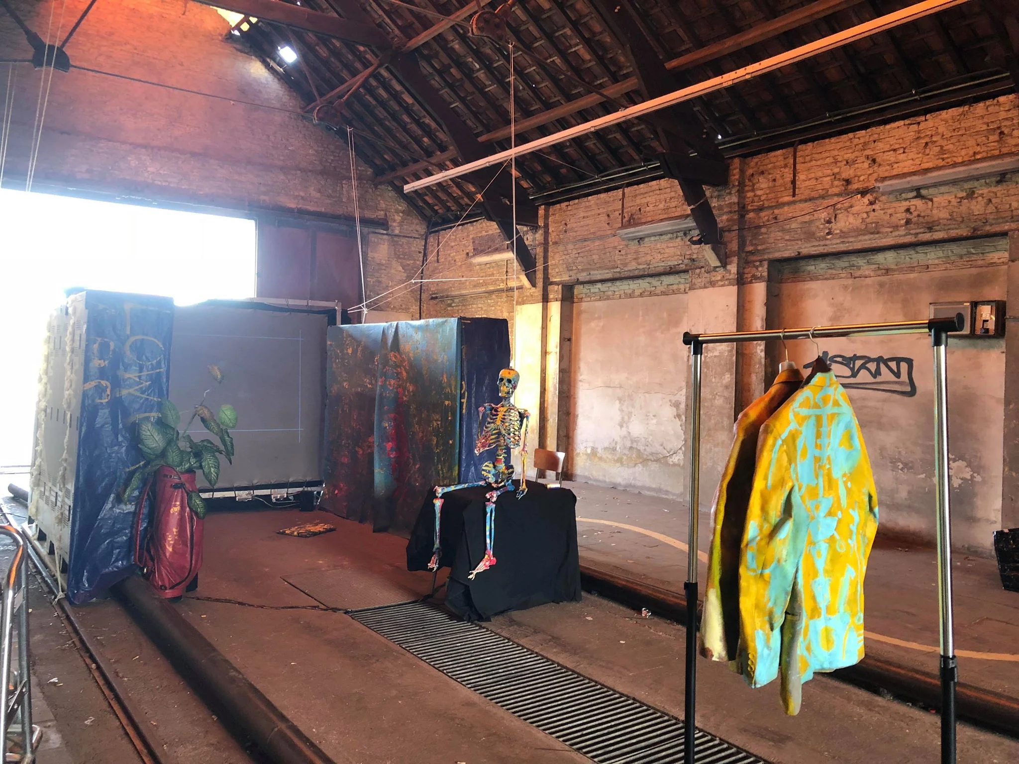 Stelplaats 2018, set up installation at build up