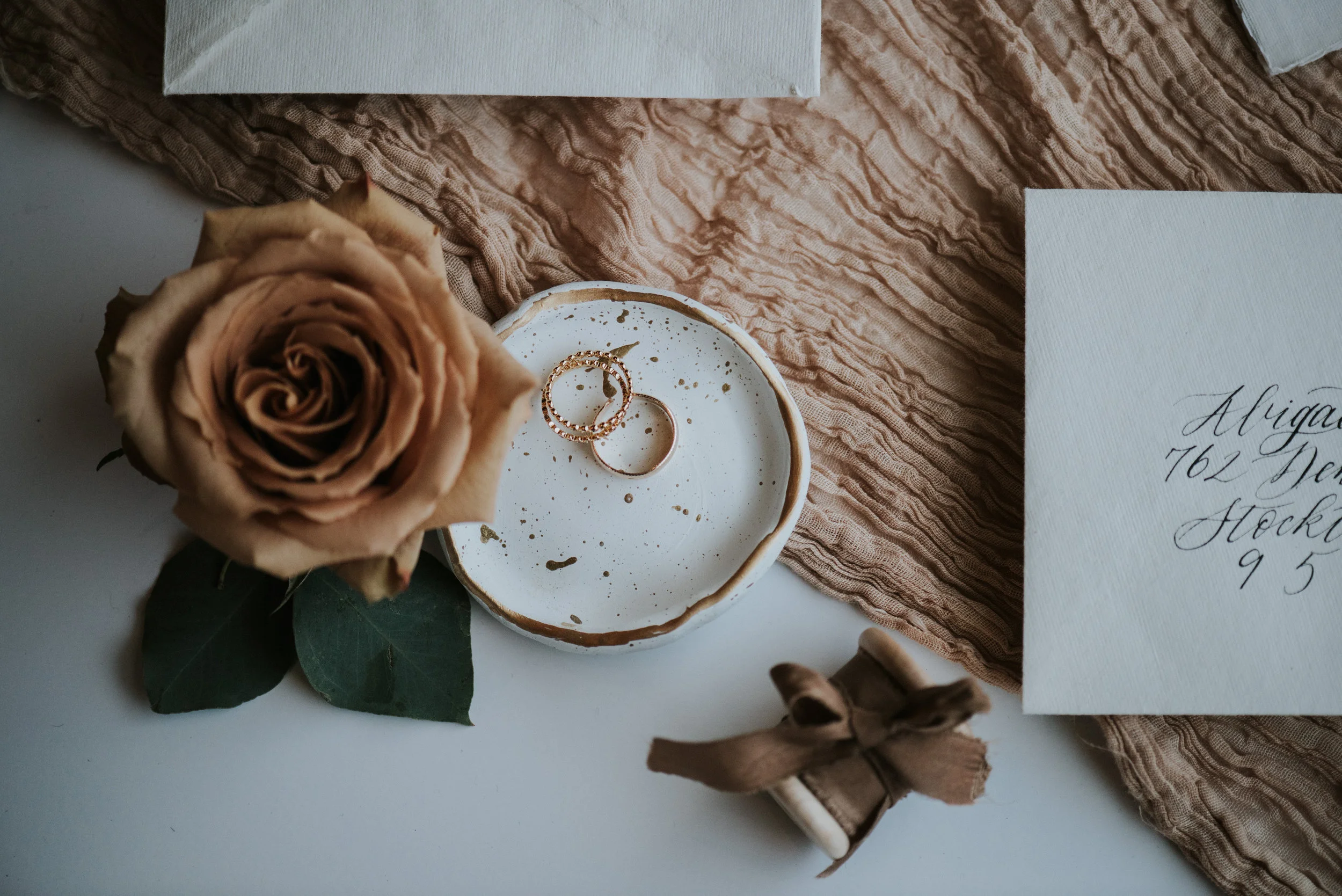 calgary wedding inspiration caramel rose flower