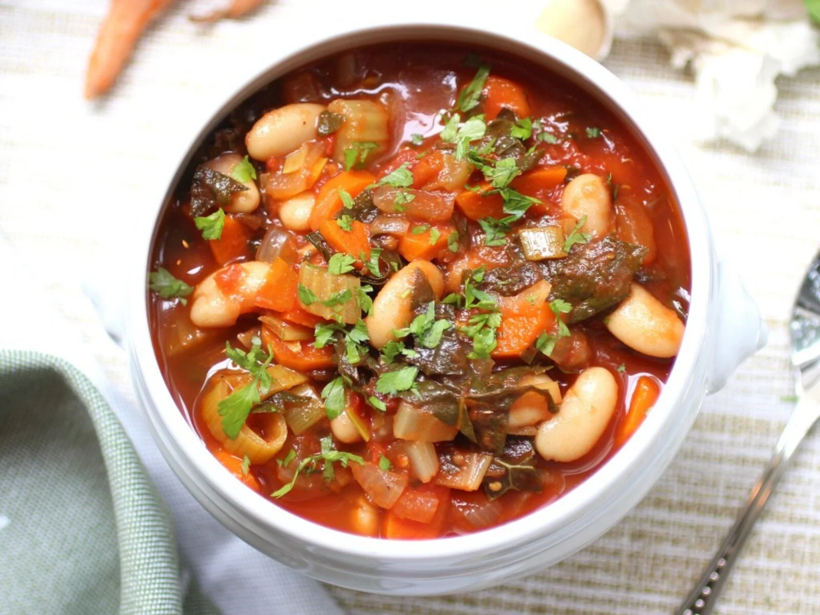 Hearty Organic Immune-Boosting Bean Soup