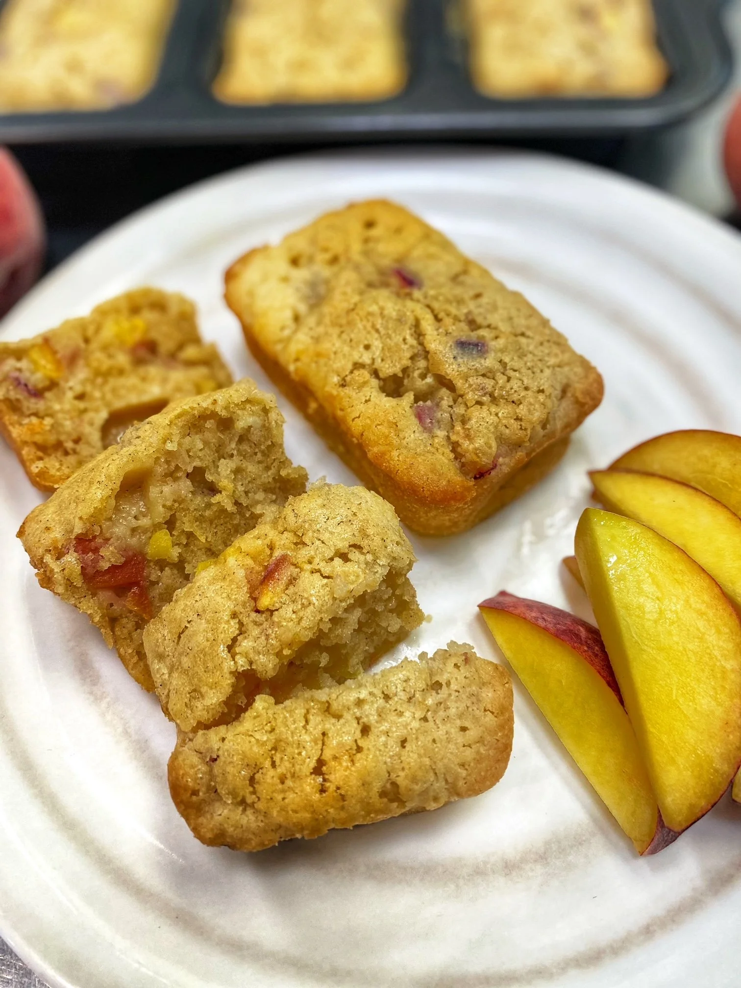 Fresh Peach Loaf