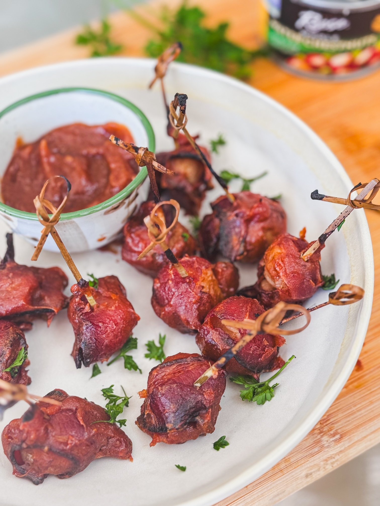 Bacon Wrapped Water Chesnuts 😋