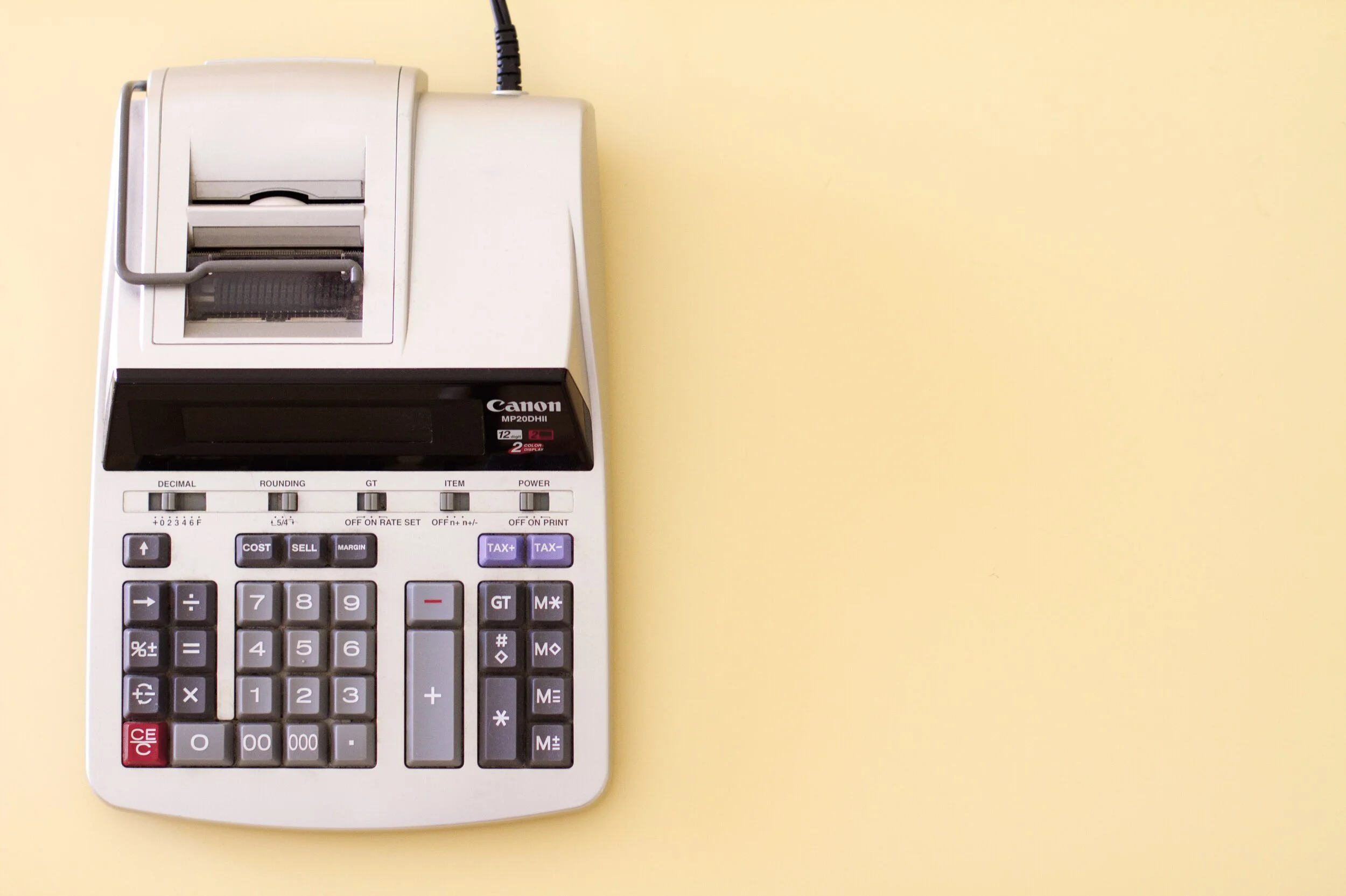 photo of canon calculator