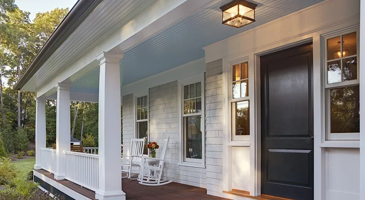 exterior of a house with a porch