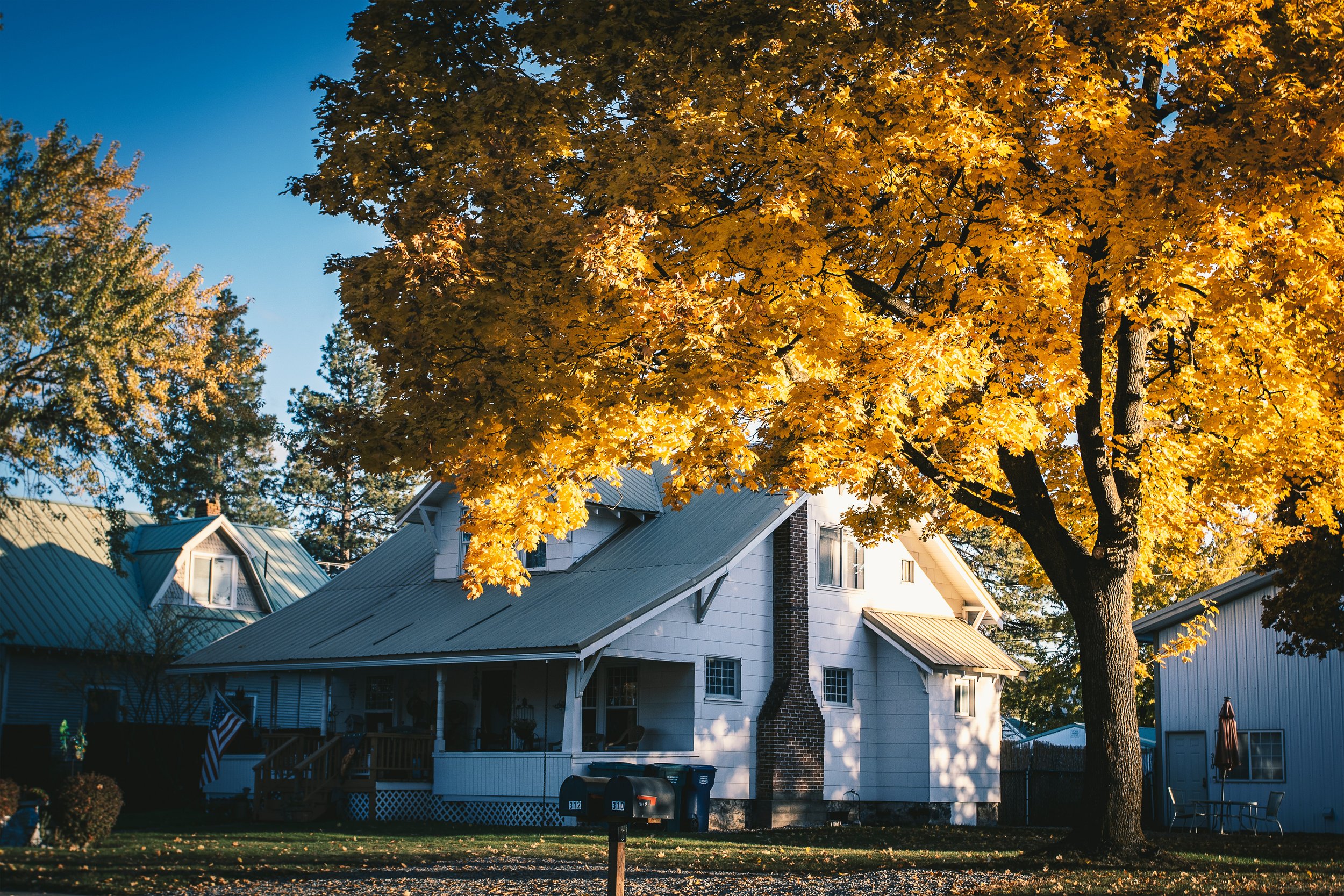 home in the fall