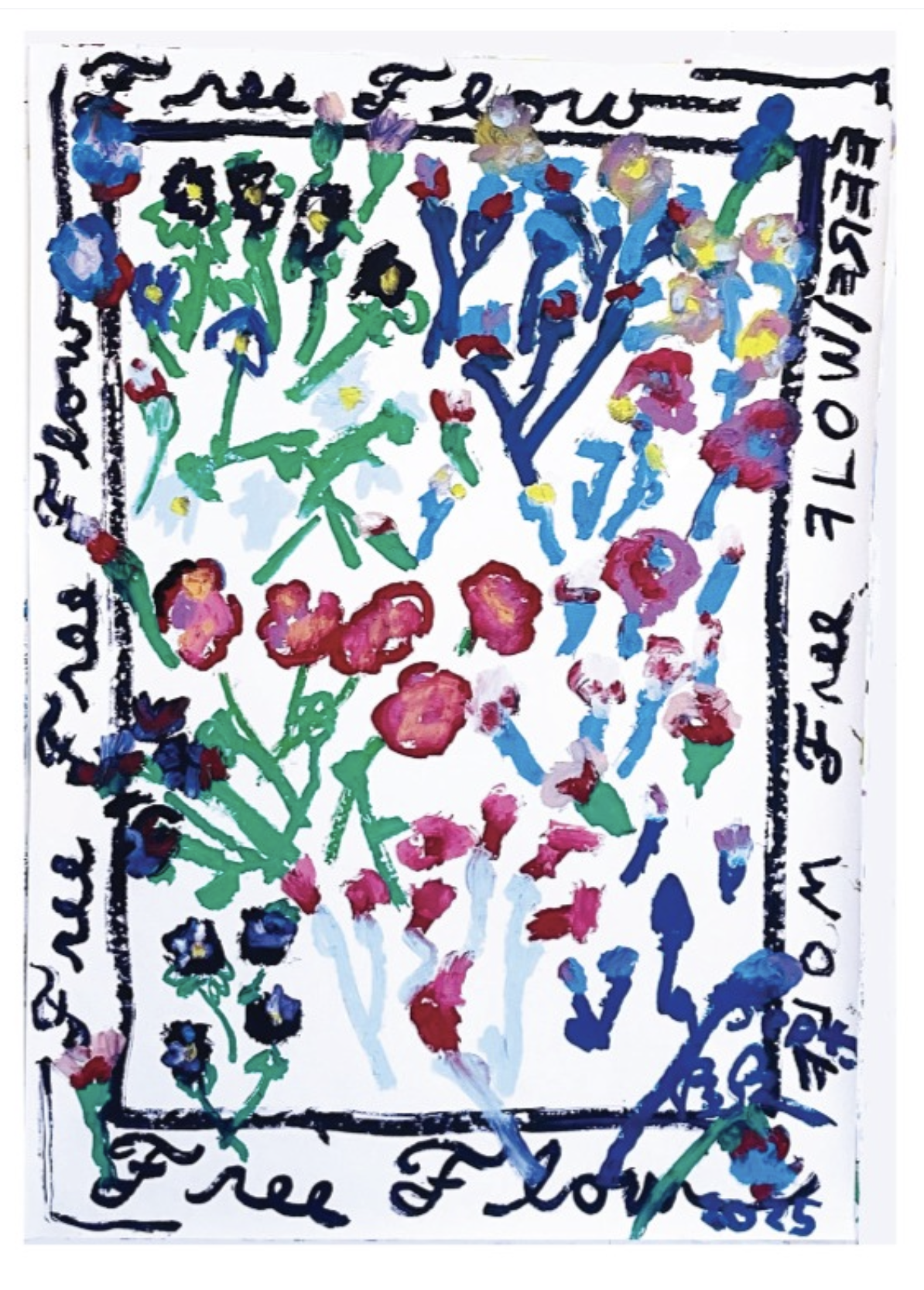  30 × 42 inches   Oil on paper  2025  Please email all inquiries to:   SalesBradleyBaumkirchnerStudio@gmail.com    