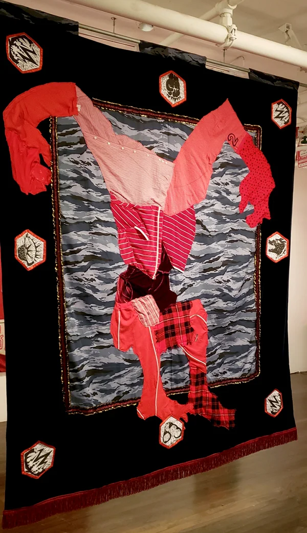 Chto Delat, “Tortures (I Want To Add…)” (2019) (photo by the author for Hyperallergic)
