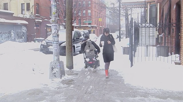 Still featuring Da Silva in New York City, from his forthcoming documentary film When They Walk.