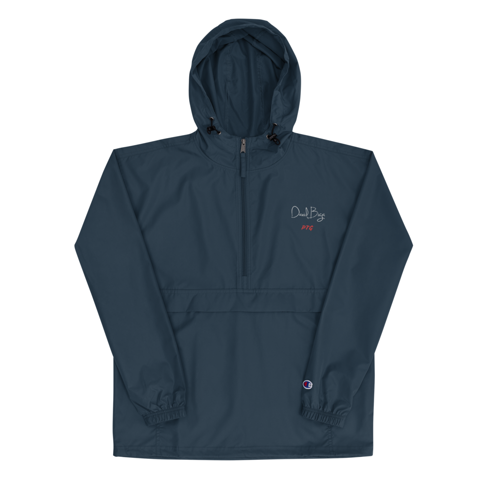 David Biga - PTG - Embroidered Champion Packable Jacket - Novelist Music Group