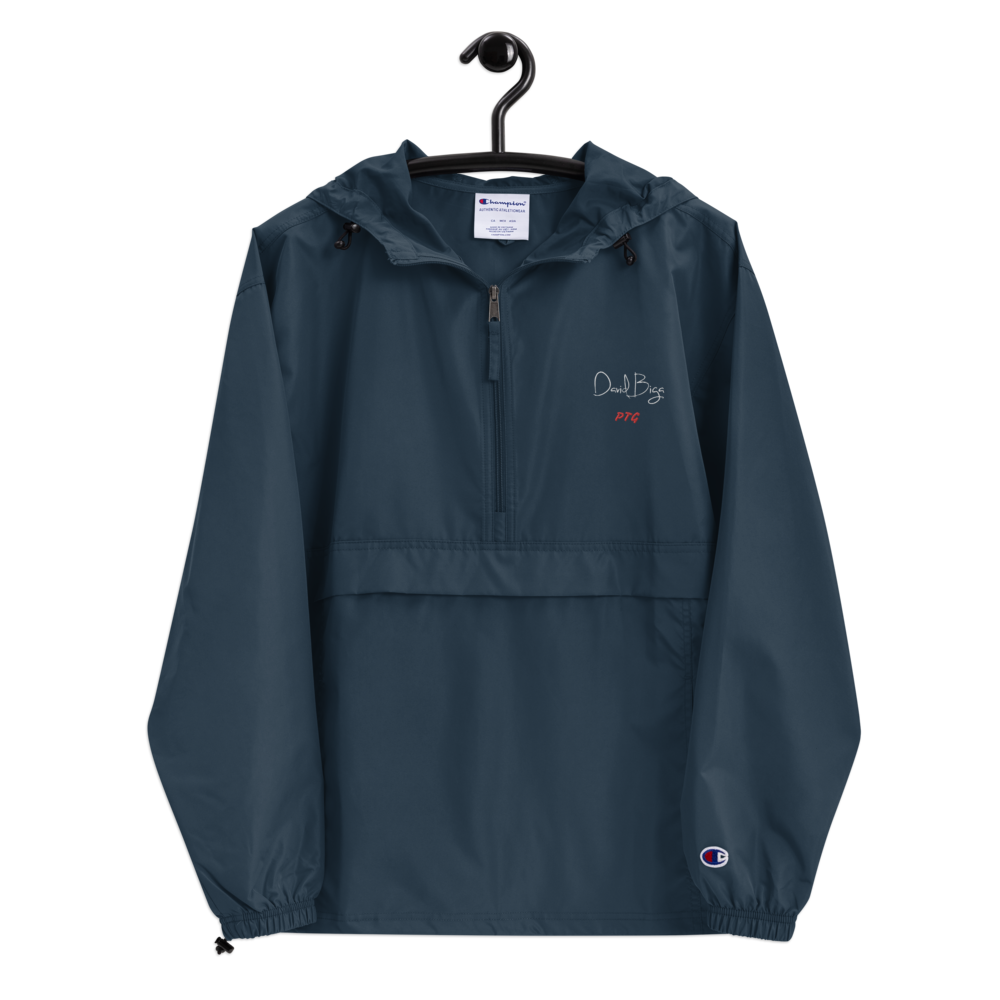 David Biga - PTG - Embroidered Champion Packable Jacket - Novelist Music Group