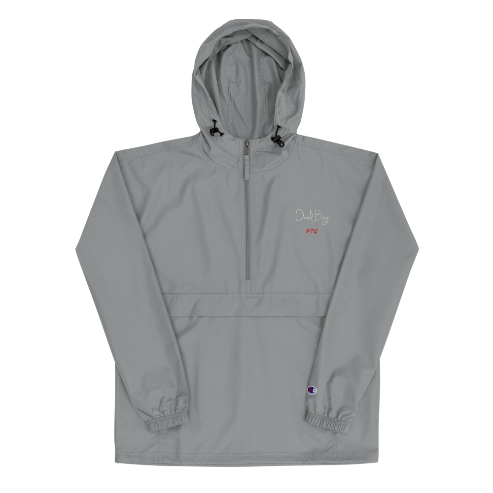 David Biga - PTG - Embroidered Champion Packable Jacket - Novelist Music Group