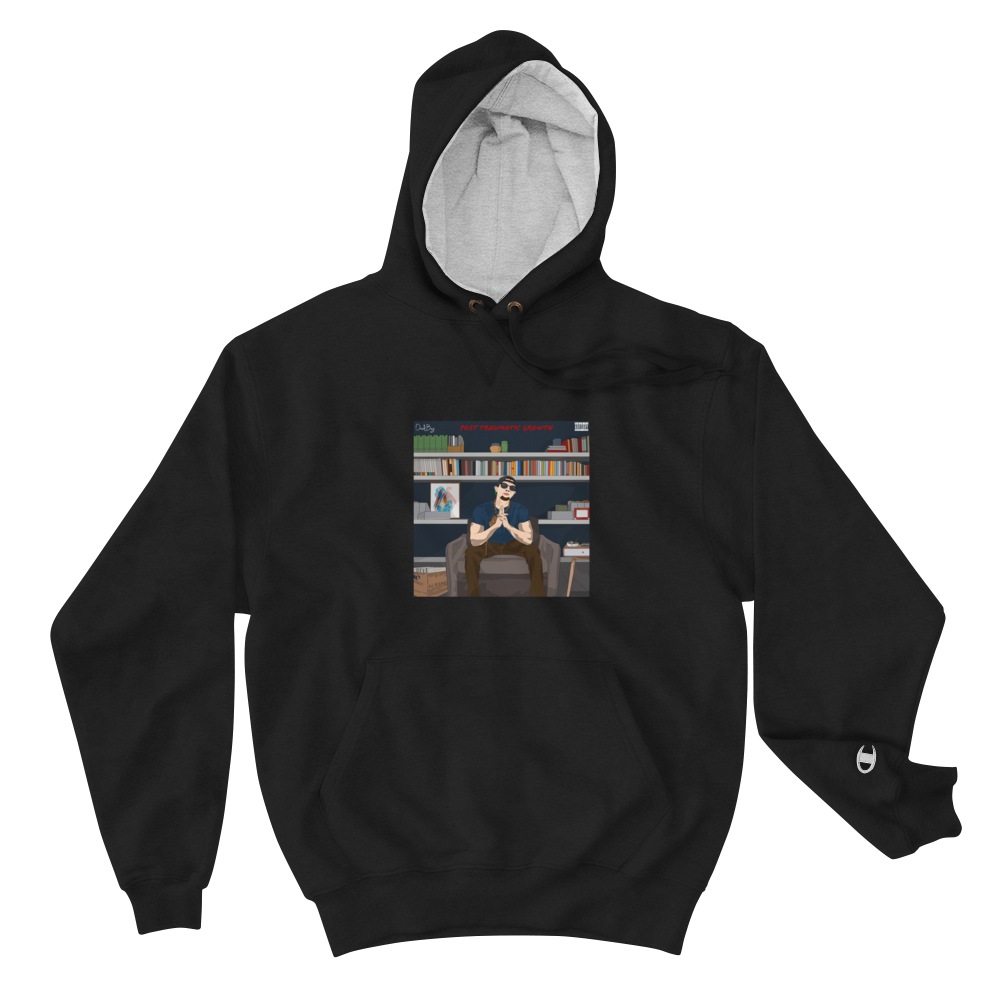 Post Traumatic Growth Artwork - David Biga - PTG Champion Hoodie - Novelist Music Group