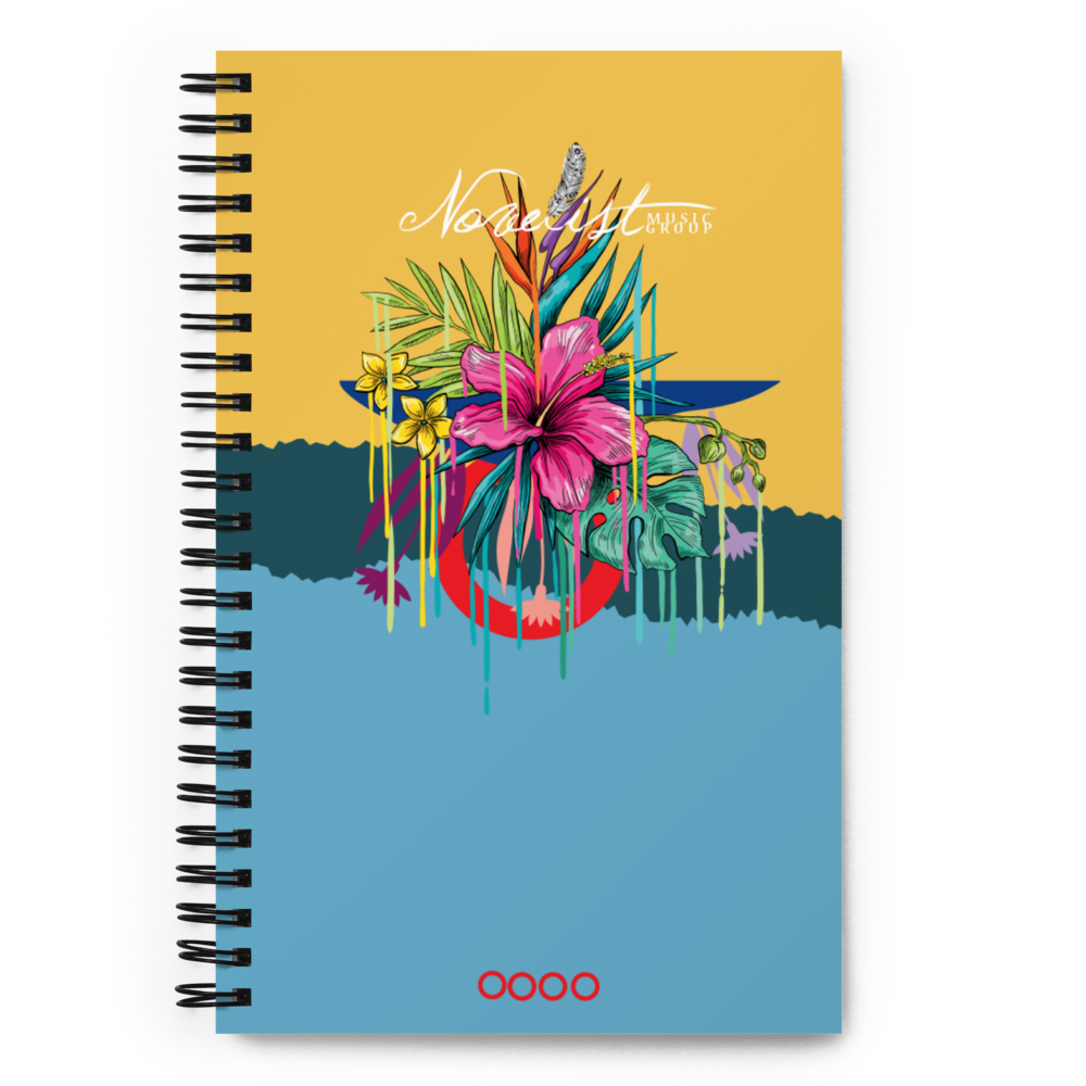 NMG Dotted Notebook - Spiral Growth - Novelist Music Group