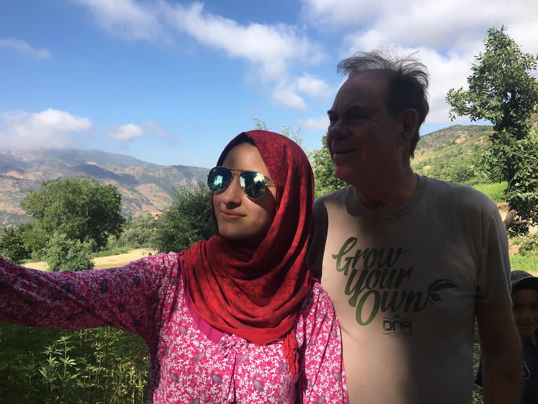 Scanning the marijuana fields in Ketama, Al Hoceima, Morrocco