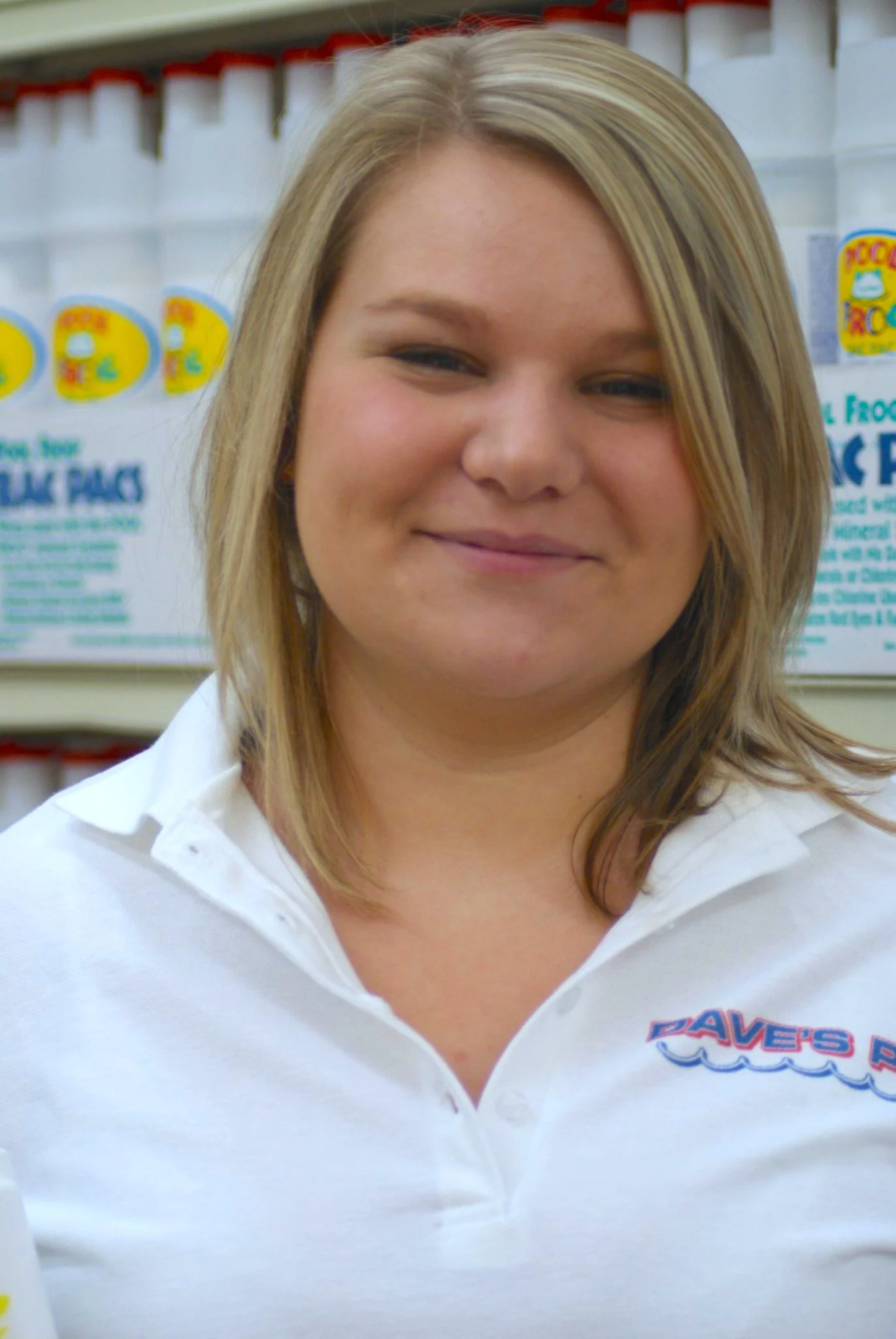 Samantha will greet you in the store!