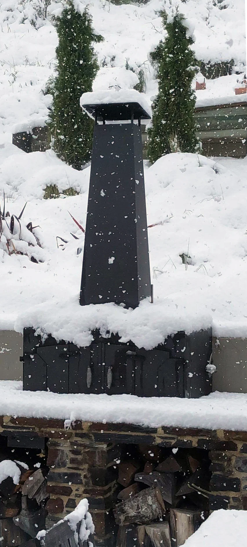 Outdoor Fire NZ Snow Covered