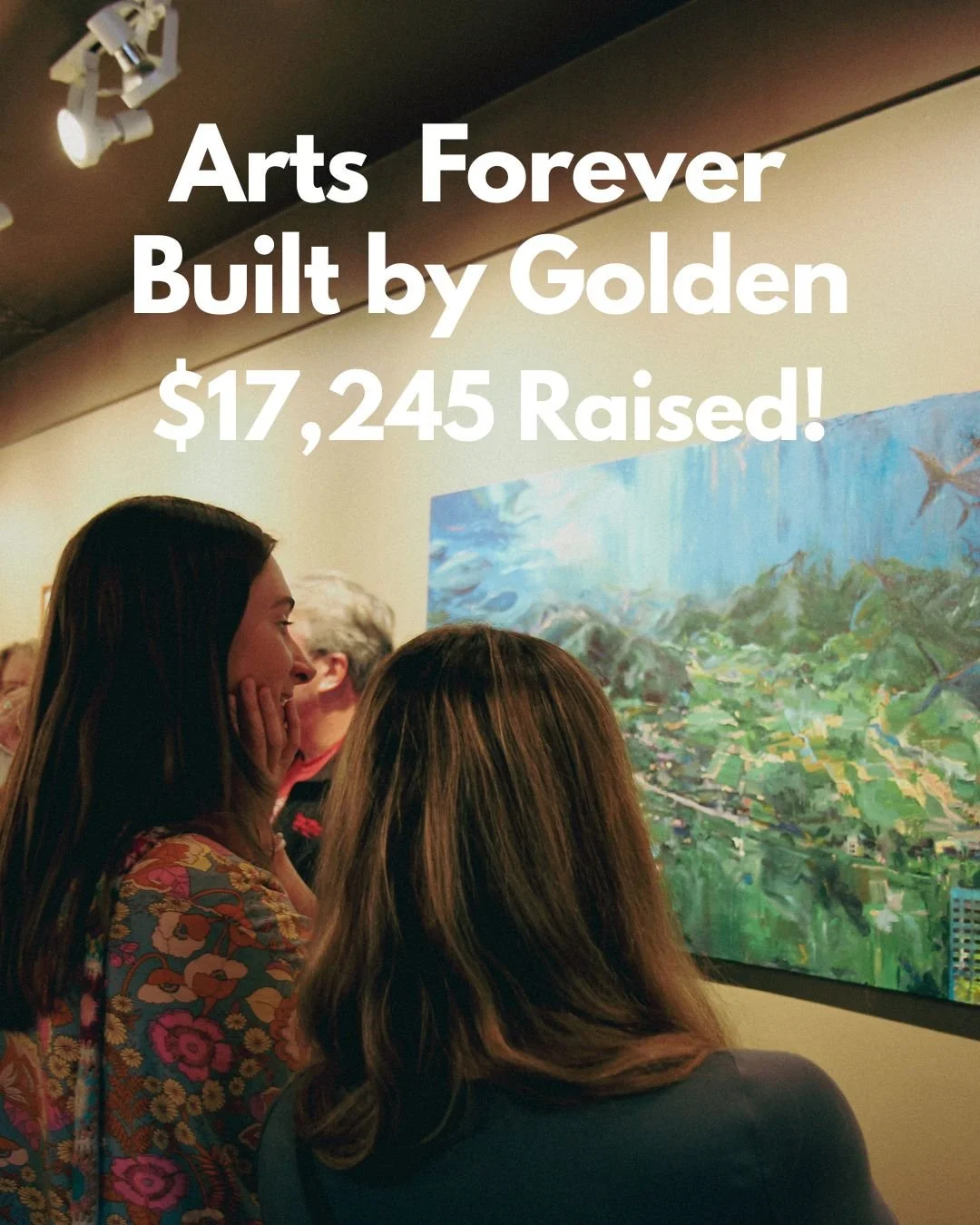 Thank you, Golden! 💜

We&rsquo;ve raised $17,245 for the Arts &amp; Culture Endowment Fund through the Arts Forever, Built by Golden Campaign!

This is a lasting investment in arts and culture in our community, and we&rsquo;re so grateful to everyon