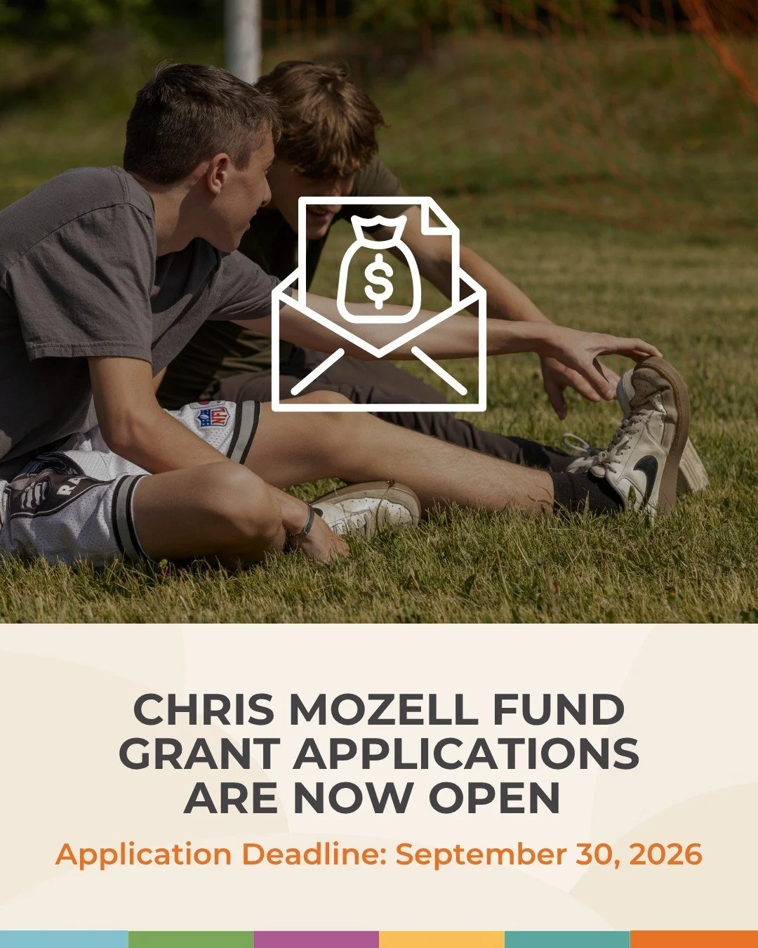 🏒⚽️🏀 Chris Mozell Fund applications are OPEN!

Does your minor sports team need a little extra support this season?

The Chris Mozell Fund helps sports teams in Golden and Area A with costs like equipment, insurance and travel&mdash;helping local k