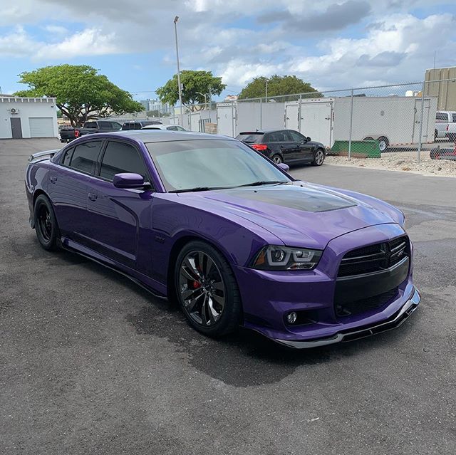 This beast of a Charger received a major paint correction and a lifetime warrantied ceramic coating! This awesome colored paint will stay looking new for a long time! Thanks to @1987bosquemario for trusting us with your vehicle!