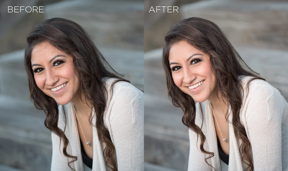 Re Retouching Example
