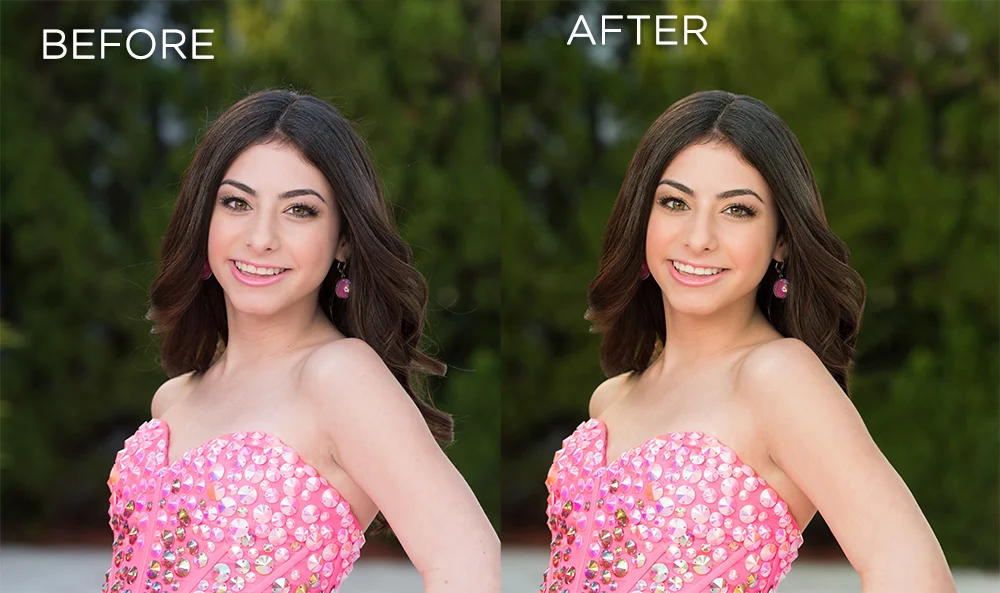 Re Retouching Example