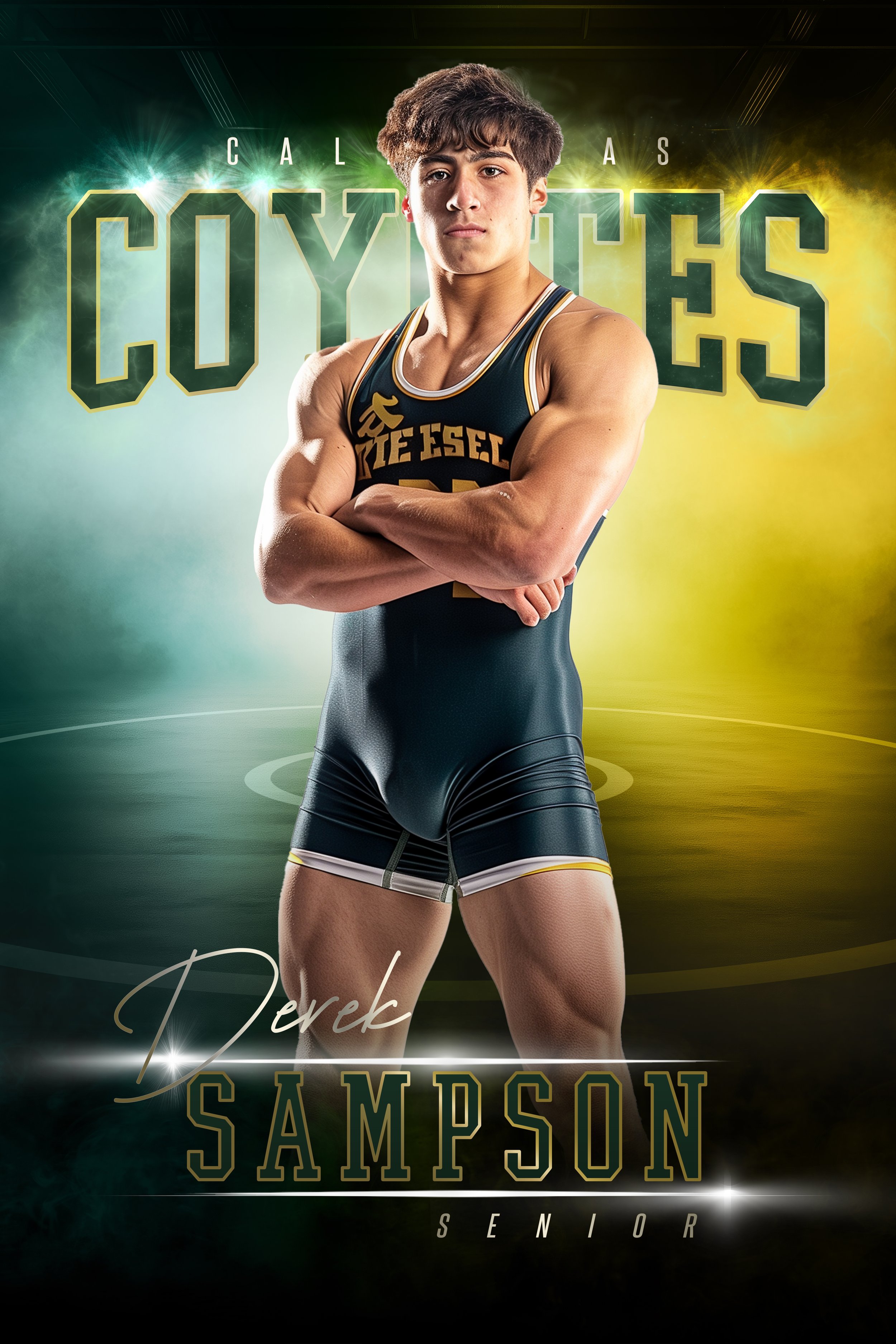 Elite Edge Wrestling 2x3 Banner