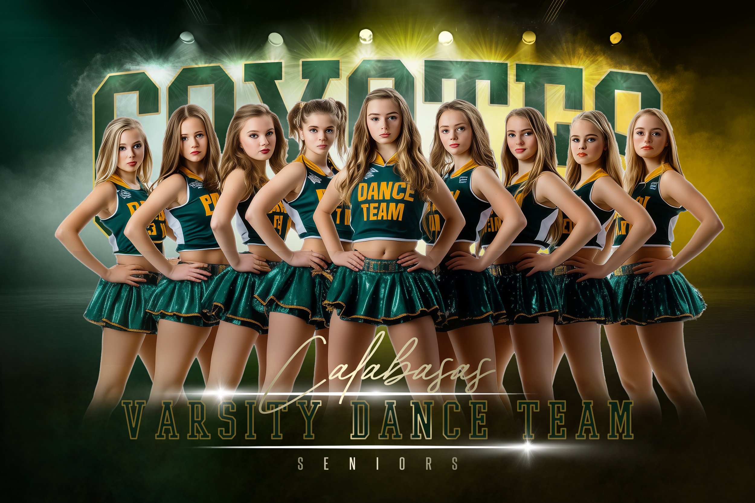 Elite Edge Dance or Cheer 3x2 Banner