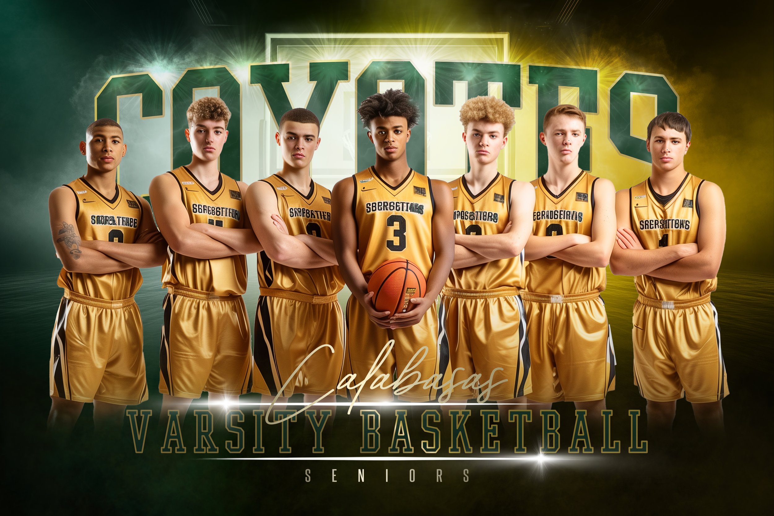 Elite Edge Basketball 3x2 Banner
