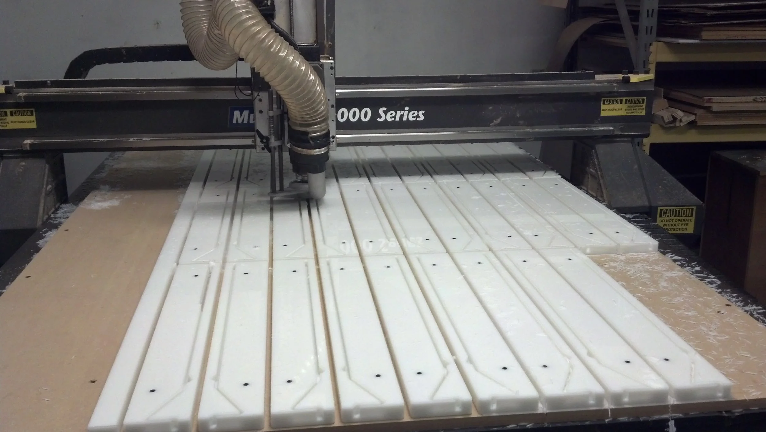 CNC routing plastic
