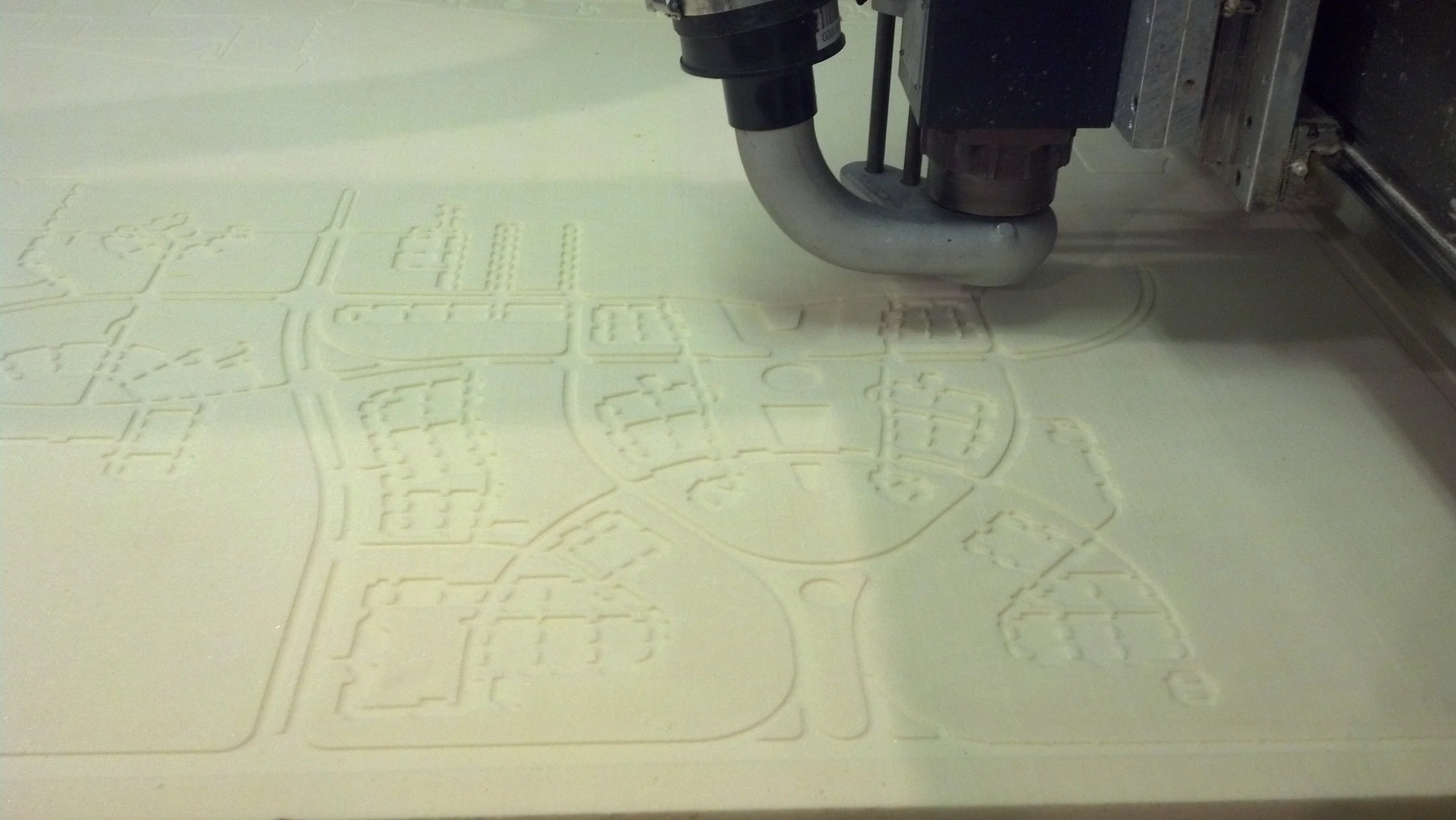 CNC routing architectural model