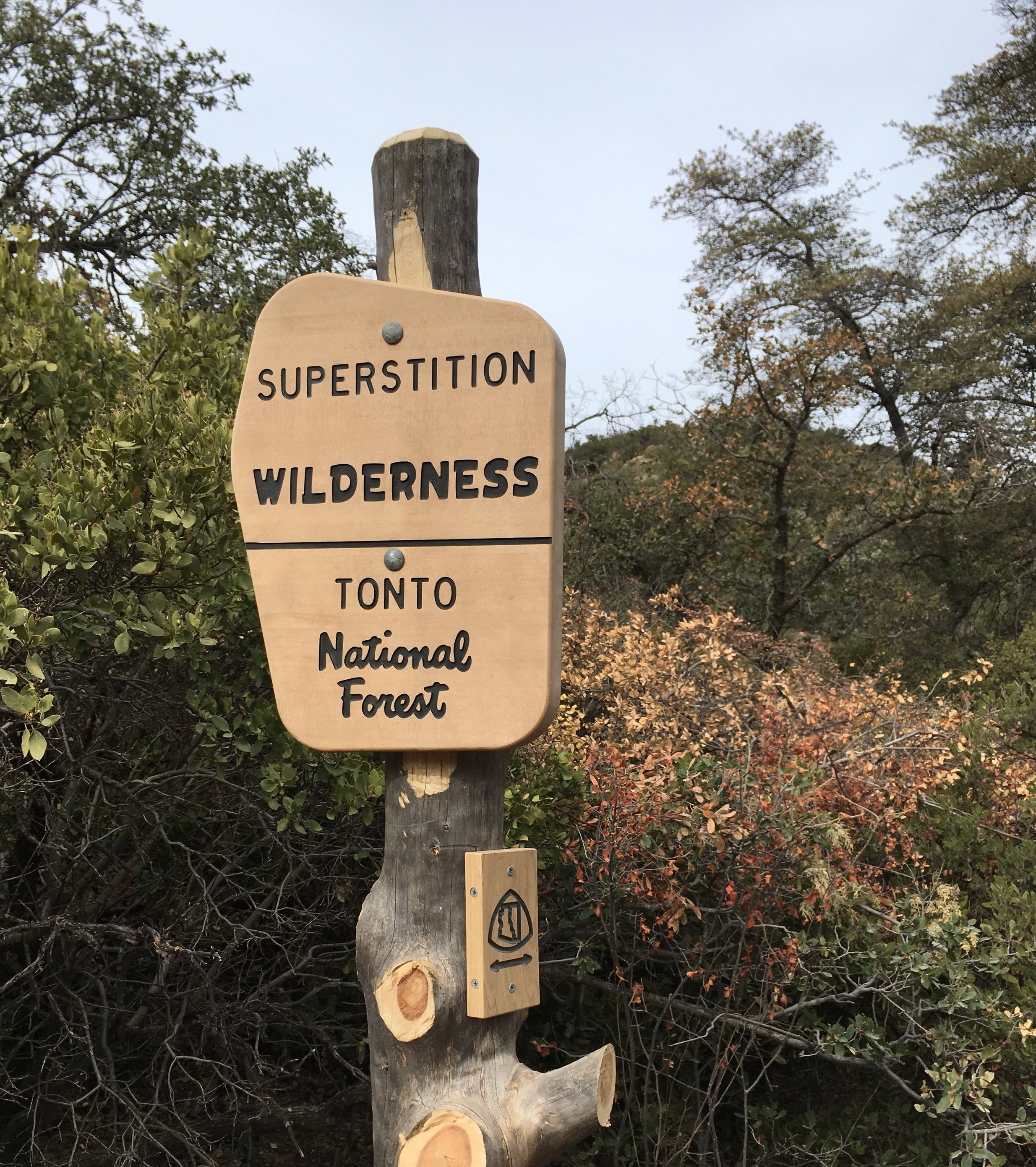 Trail sign