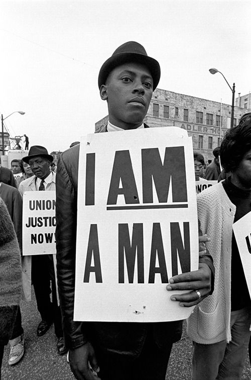 I Am A Man Civil Rights Protest, Memphis, TN 1960s VIA.jpg