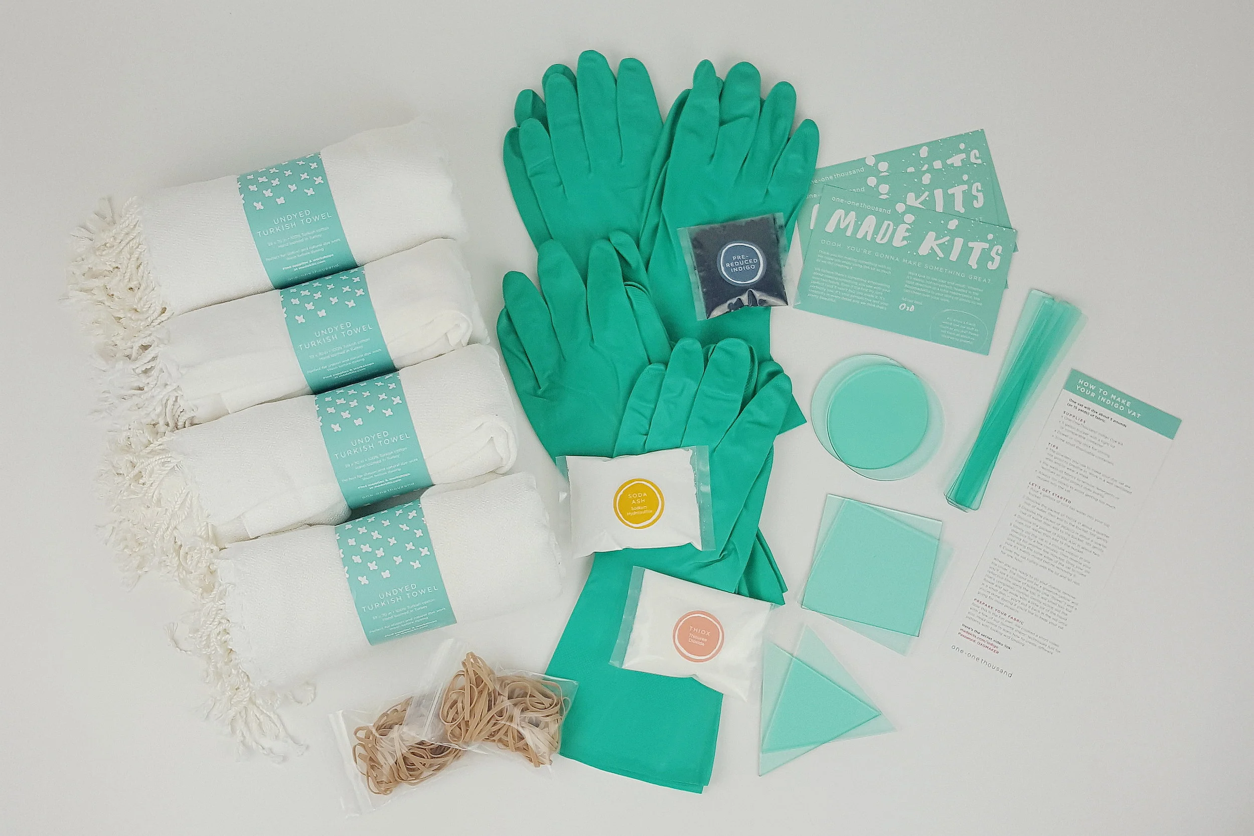 indigo turkish towel dye kits