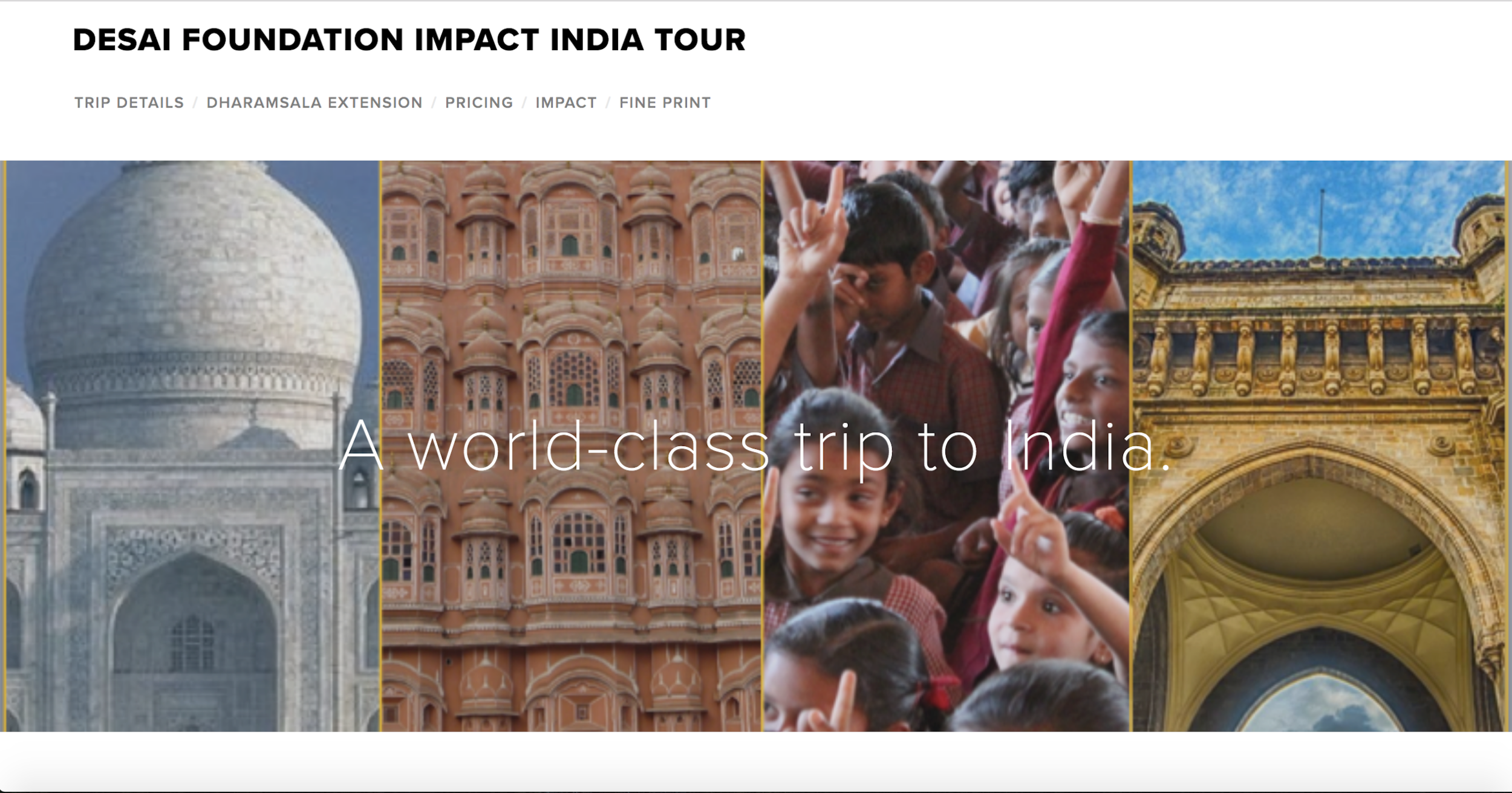 Impact India Tour (PW: IndiaTrip1)