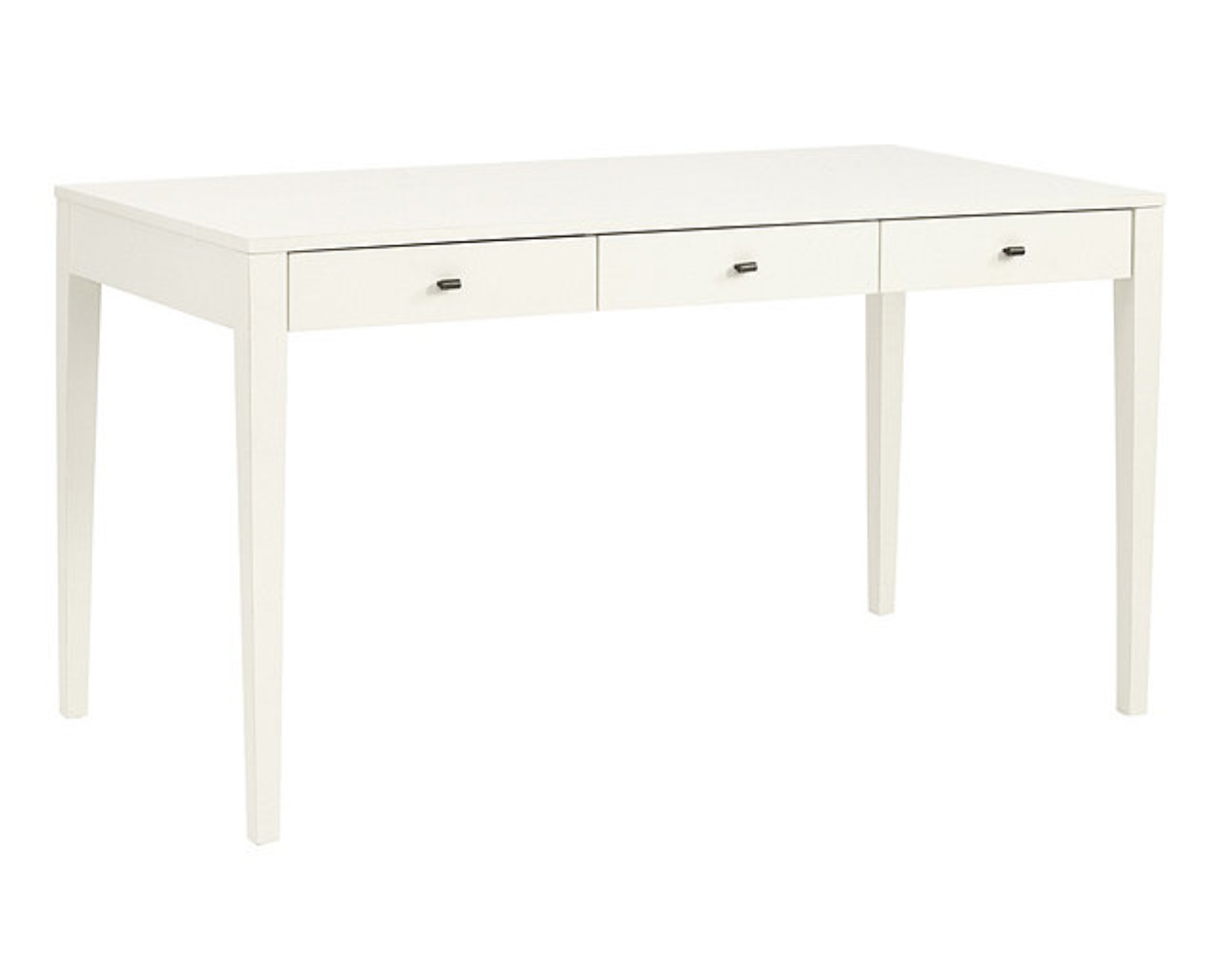 The Stella Desk from Ballard Designs offers a generous work surface with sophisticated clean lines