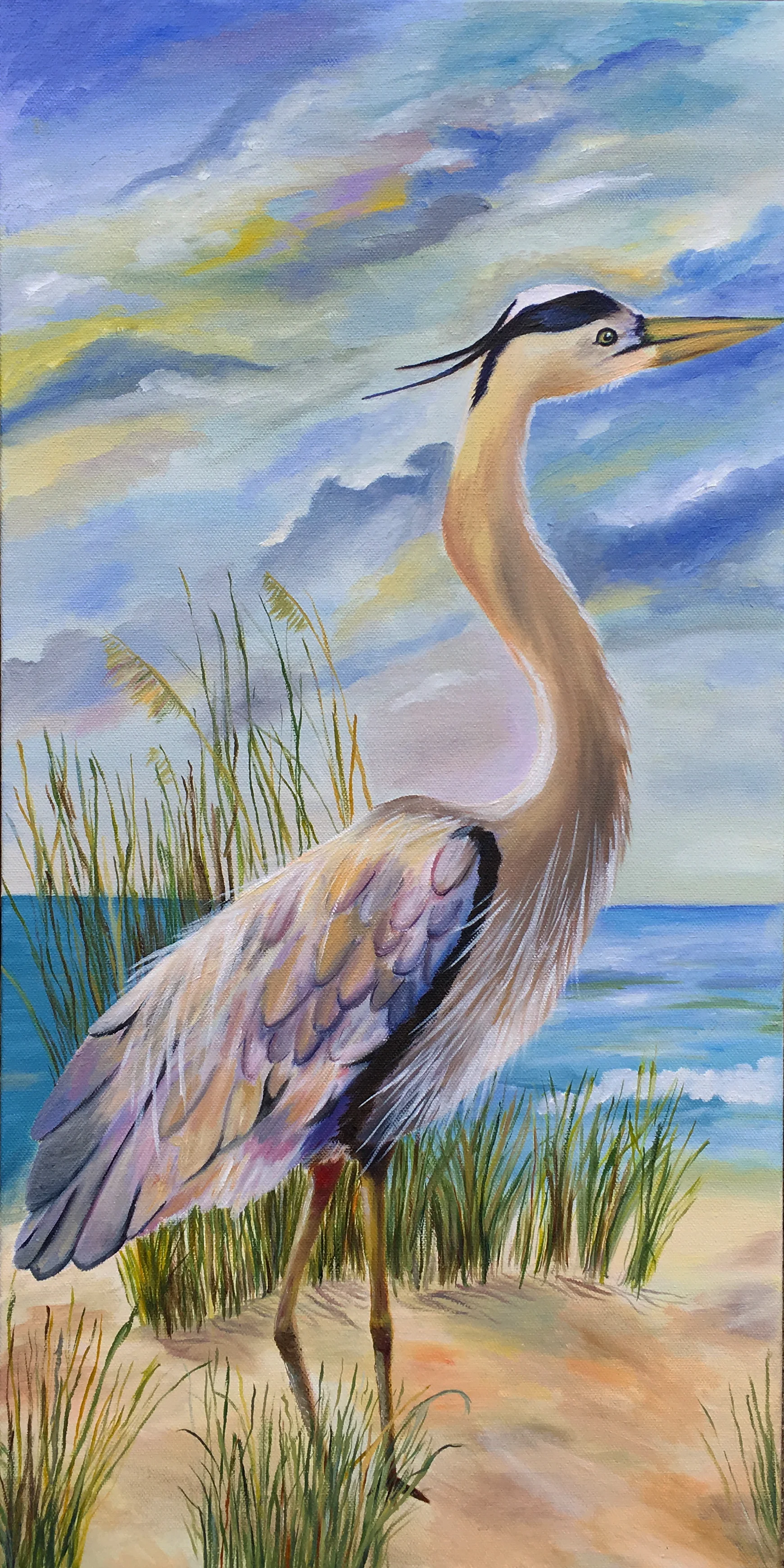 MES12”x24” oil on canvas