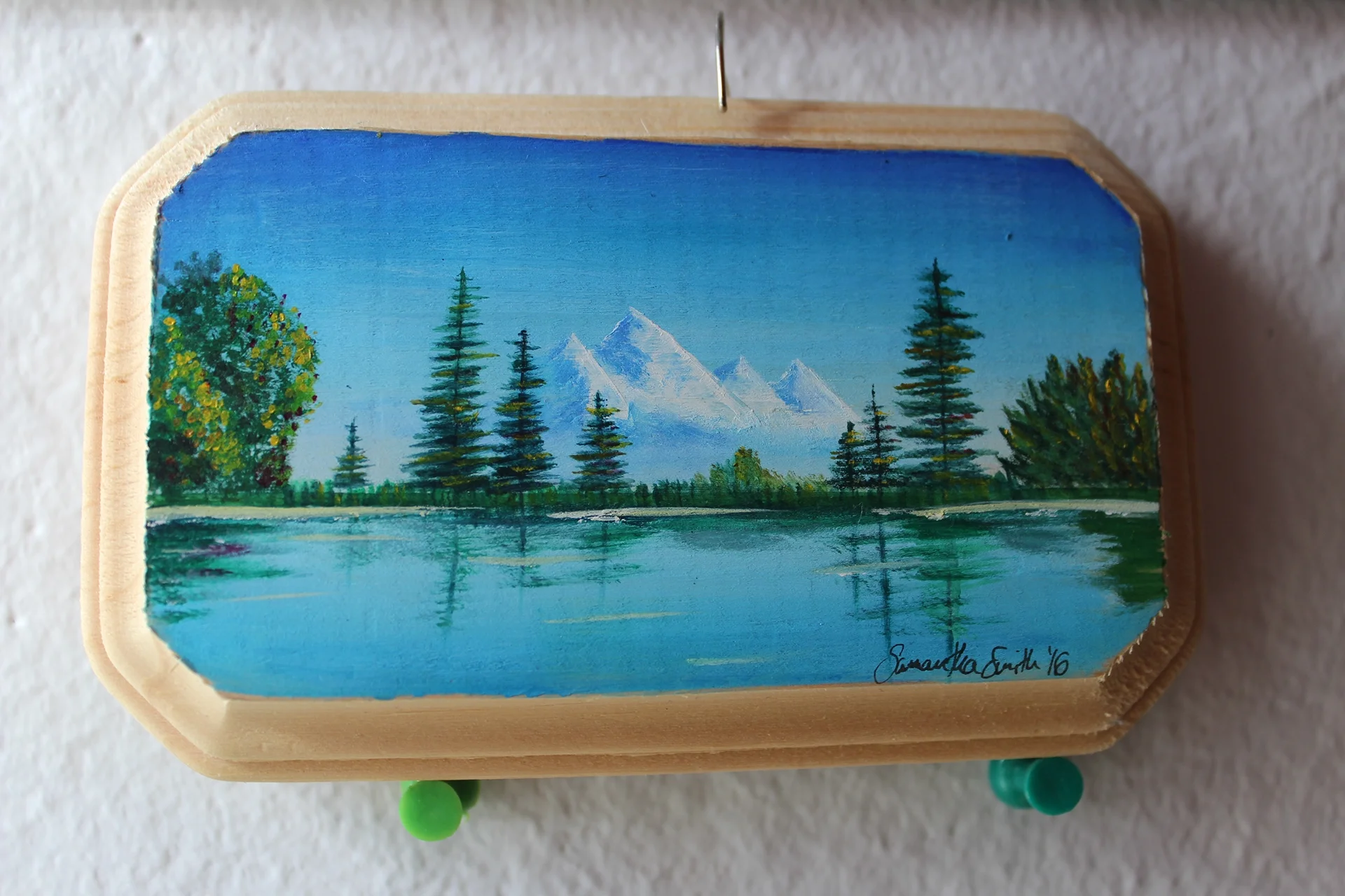 Untitledsmall scale, acrylic on wood