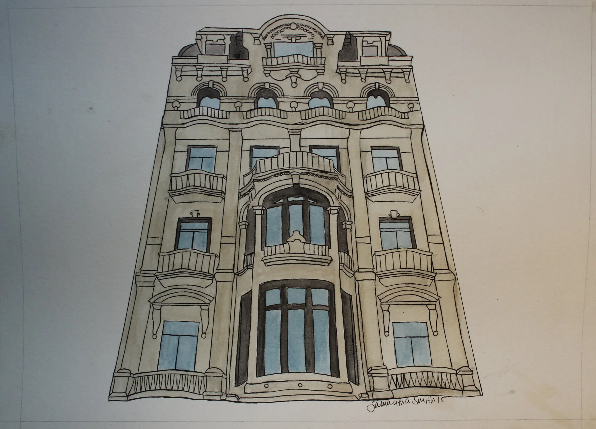 Untitled8.5”x11” mixed media illustration on paper