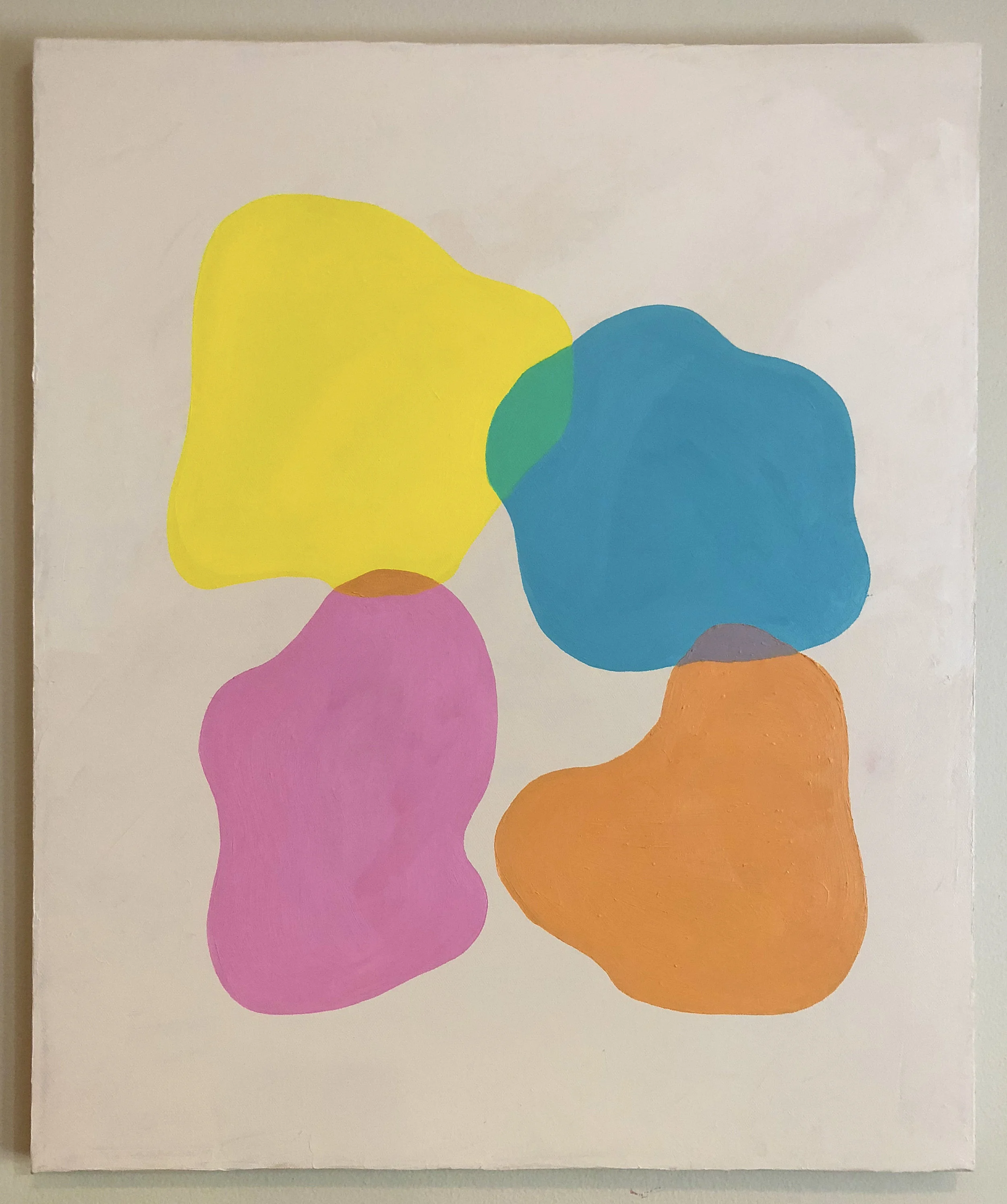 Abstraction 0820”x24” oil on canvas