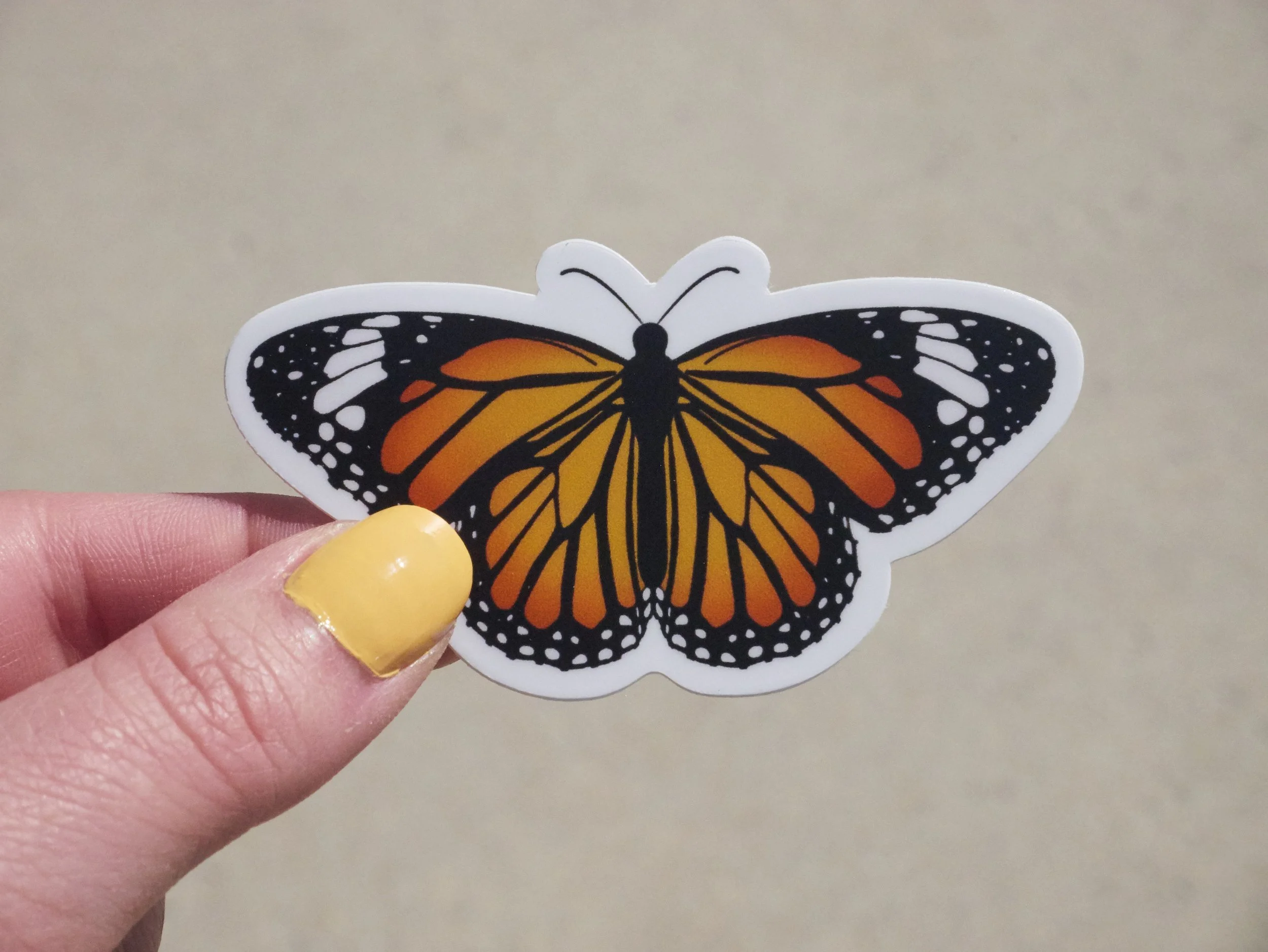Monarch Butterfly Waterproof Sticker
