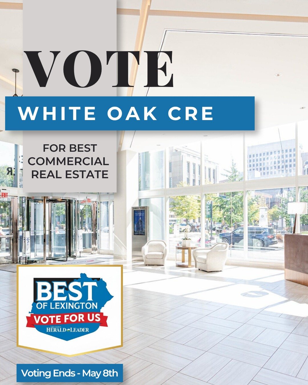 Final week of voting... 

We&rsquo;re really grateful for everyone who&rsquo;s taken the time to support us so far. 

If you haven&rsquo;t voted yet (or want to vote again), you can do it here: https://www.bestoflexingtonkentucky.com/