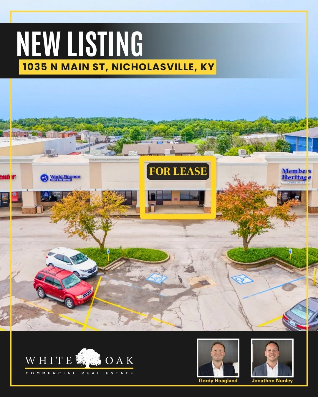 Excited to bring 1035 N Main Street to the market in Nicholasville.

Located in Bypass Plaza, this 6,500 SF space puts your business in the middle of one of Nicholasville's busiest retail corridors, surrounded by proven traffic drivers including Walm