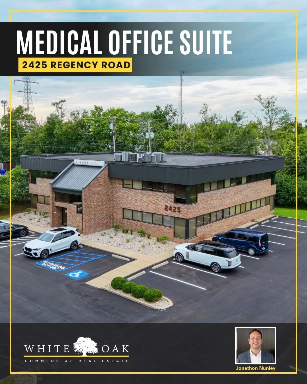 This move-in-ready medical office offers a functional setup for a medical, dental, or professional service provider. 
With exam rooms, private provider's offices, reception and waiting area, break room, lab sample room, and private restroom facilitie